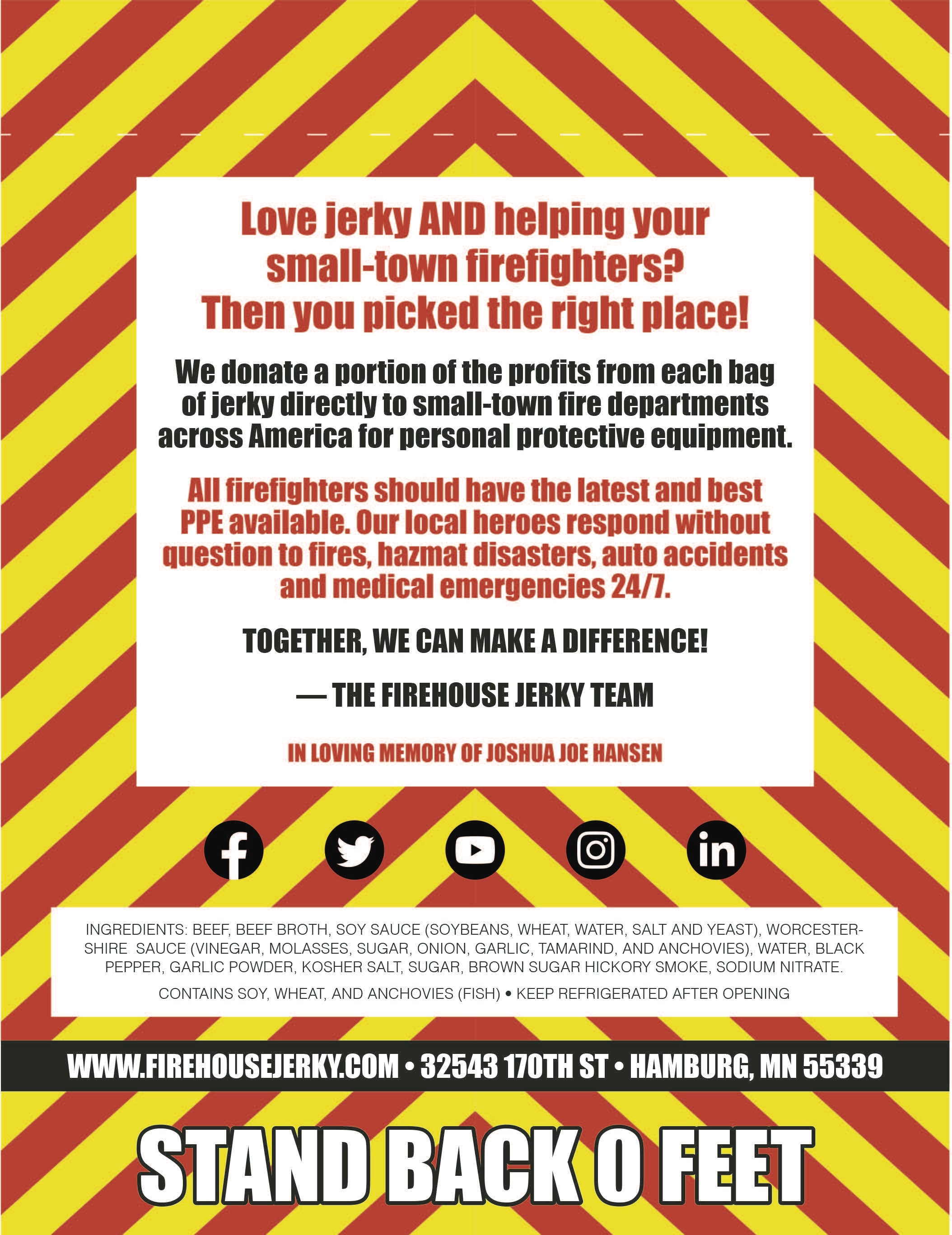 Original Firehouse Jerky, LLC